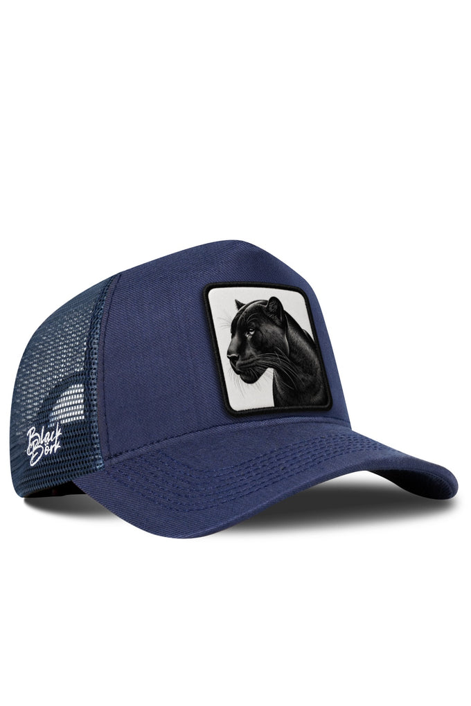 Panter Logolu Cordura Lacivert Trucker Şapka