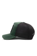 Panter Logolu Cordura Petrol Yeşili-Siyah Trucker Şapka