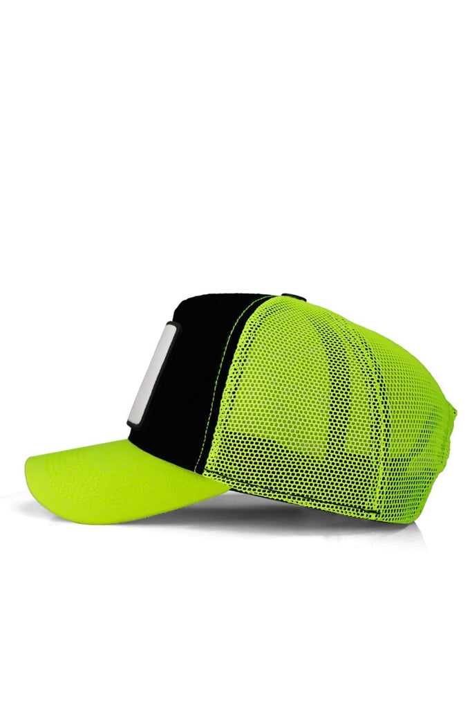 panter-logolu-neon-siyah-trucker-sapka-2064 - BlackBörk TR