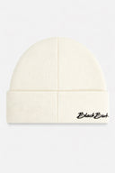 Off-White Beanie with Panther Logo