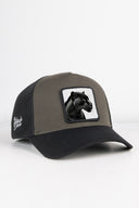 Panter Logolu Siyah-Haki Trucker Şapka