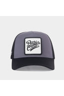 Partner In Crime Logolu Siyah-Gri Trucker Şapka