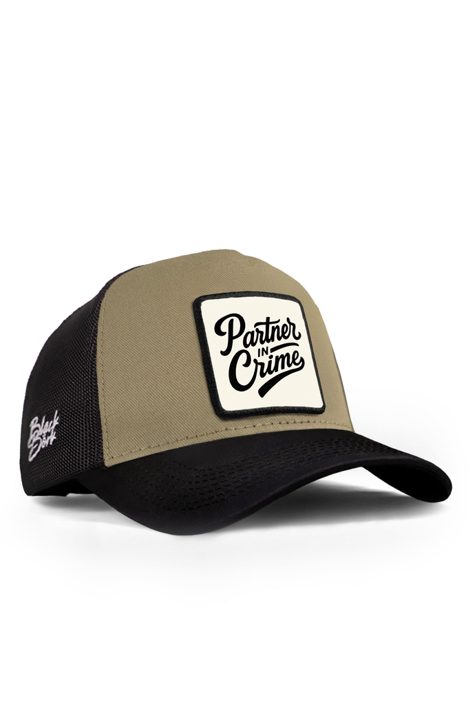 partner-in-crime-logolu-siyah-vizon-trucker-sapka-5784 - BlackBörk TR