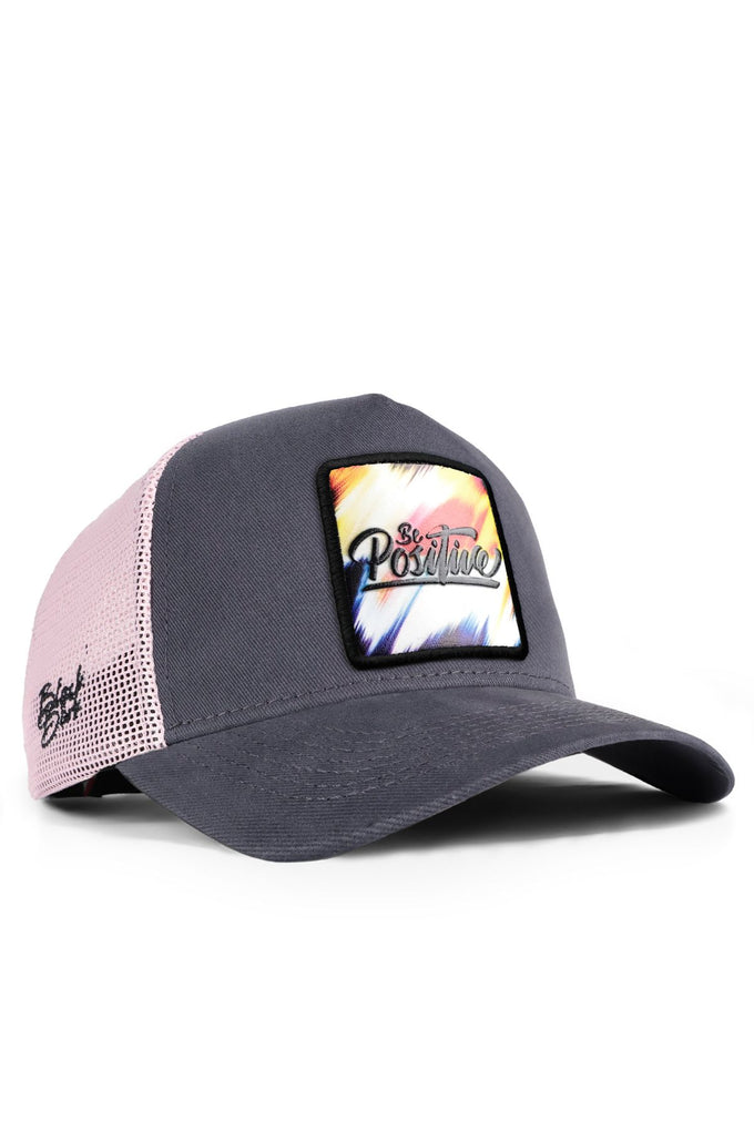 positive-logolu-antrasit-pembe-trucker-sapka-6229 - BlackBörk TR