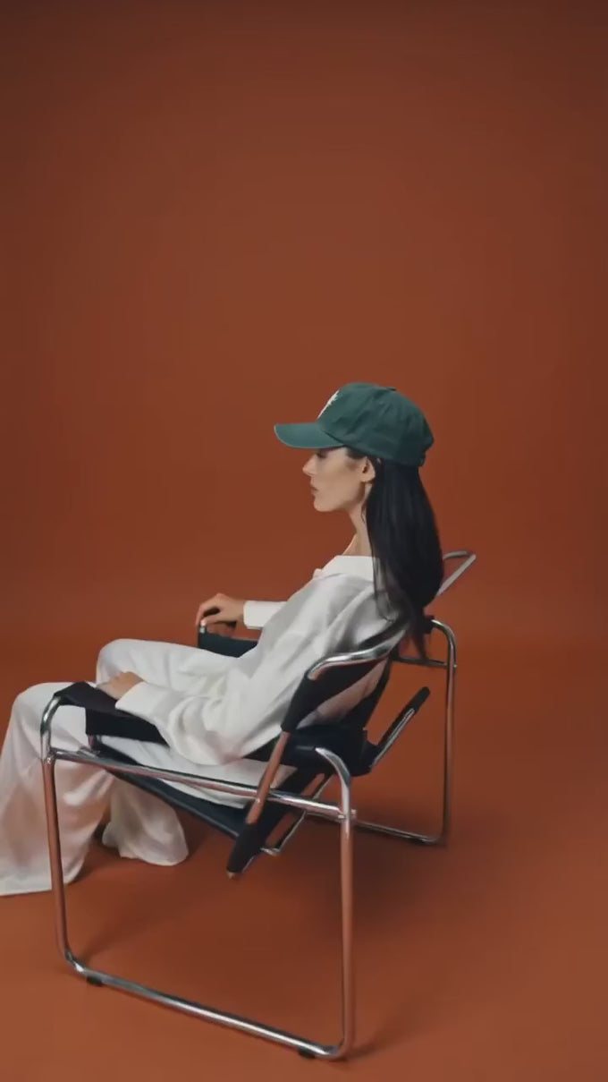 Wake Up Nakışlı Petrol Yeşili Vintage Yıkamalı Beyzbol Şapka