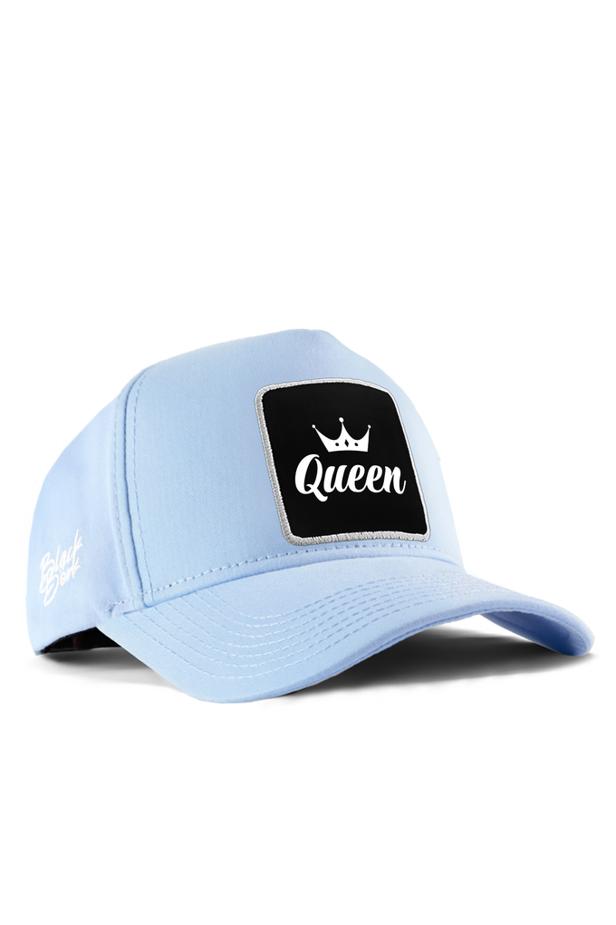 queen-logolu-buz-mavi-beyzbol-premium-sapka-5710 - BlackBörk TR