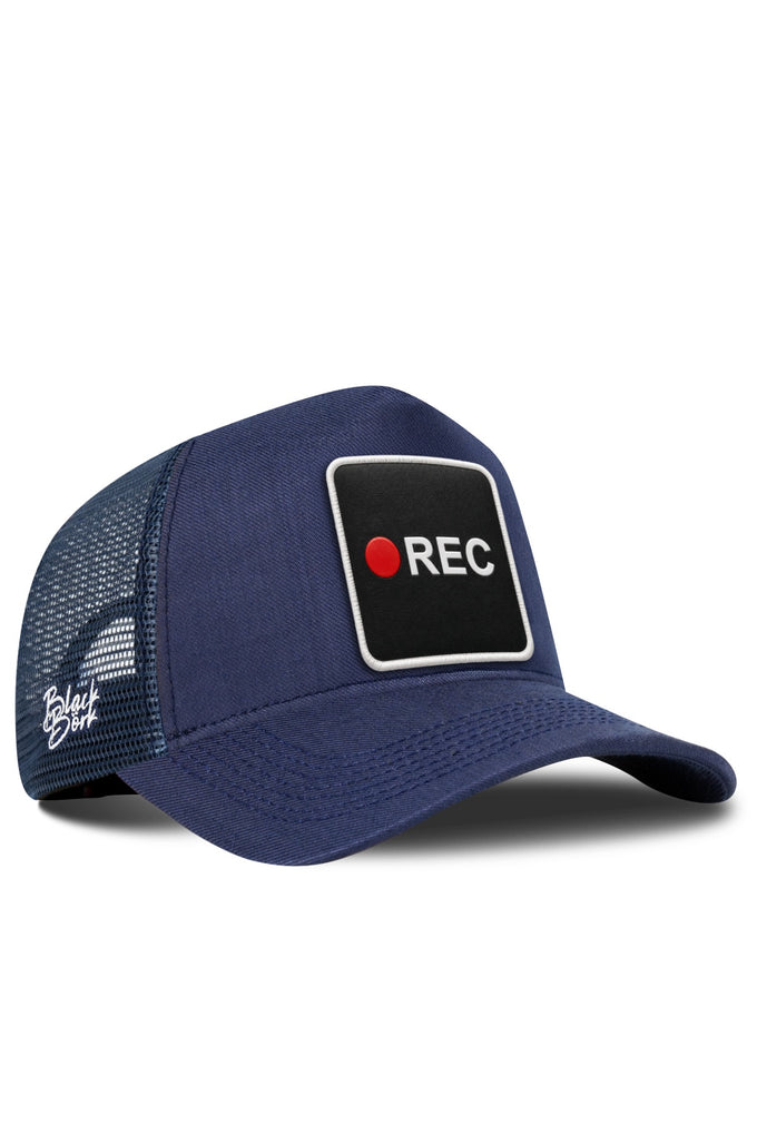Rec Logolu Cordura Lacivert Trucker Şapka