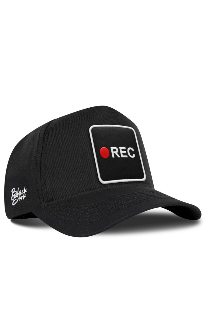 Rec Logolu Cordura Siyah Beyzbol Şapka