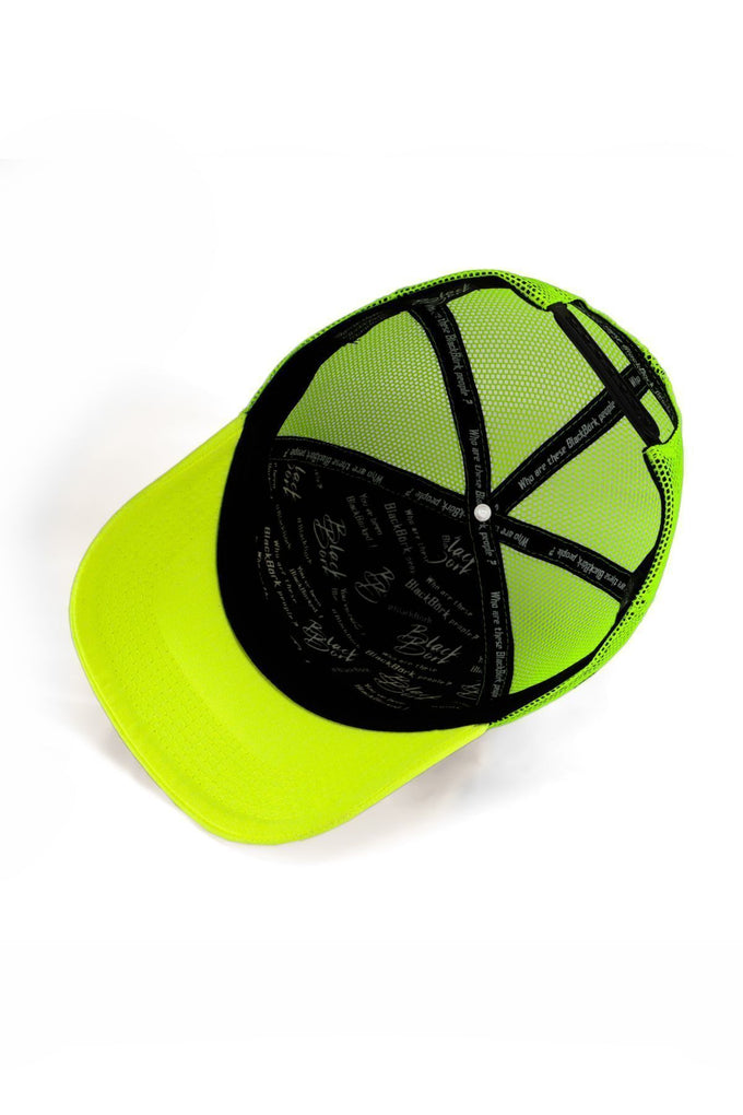 Rec Logolu Neon-Siyah Trucker Şapka