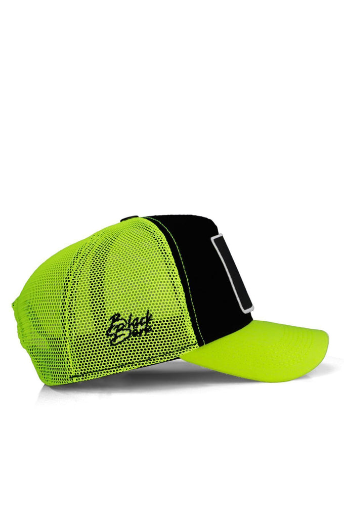 rec-logolu-neon-siyah-trucker-sapka-2072 - BlackBörk TR
