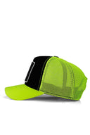 Rec Logolu Neon-Siyah Trucker Şapka