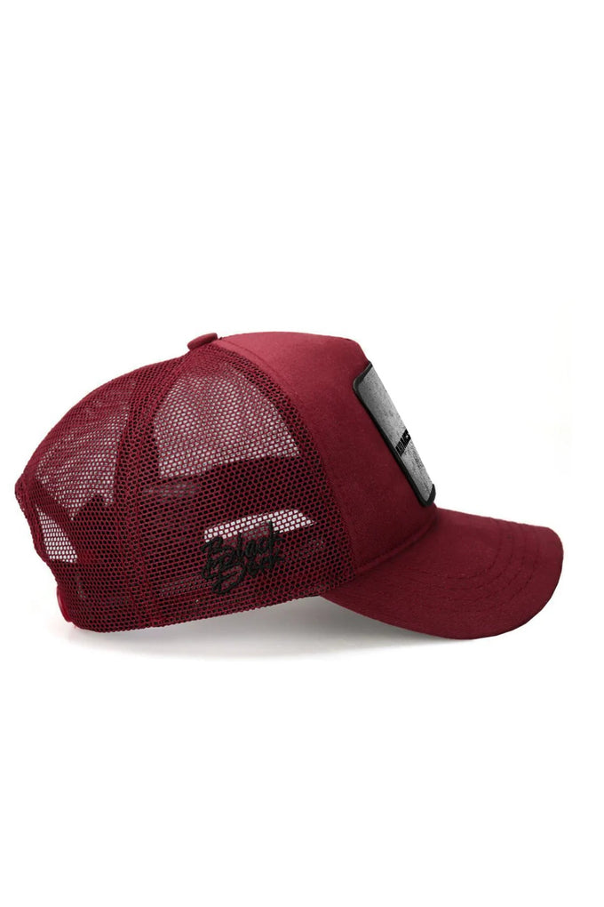 Rhymestein Logolu Bordo Trucker Şapka