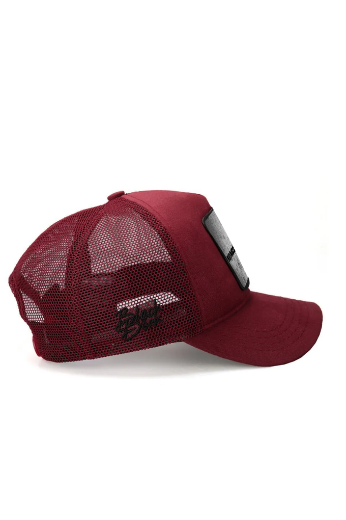 rhymestein-logolu-bordo-trucker-sapka-5395 - BlackBörk TR