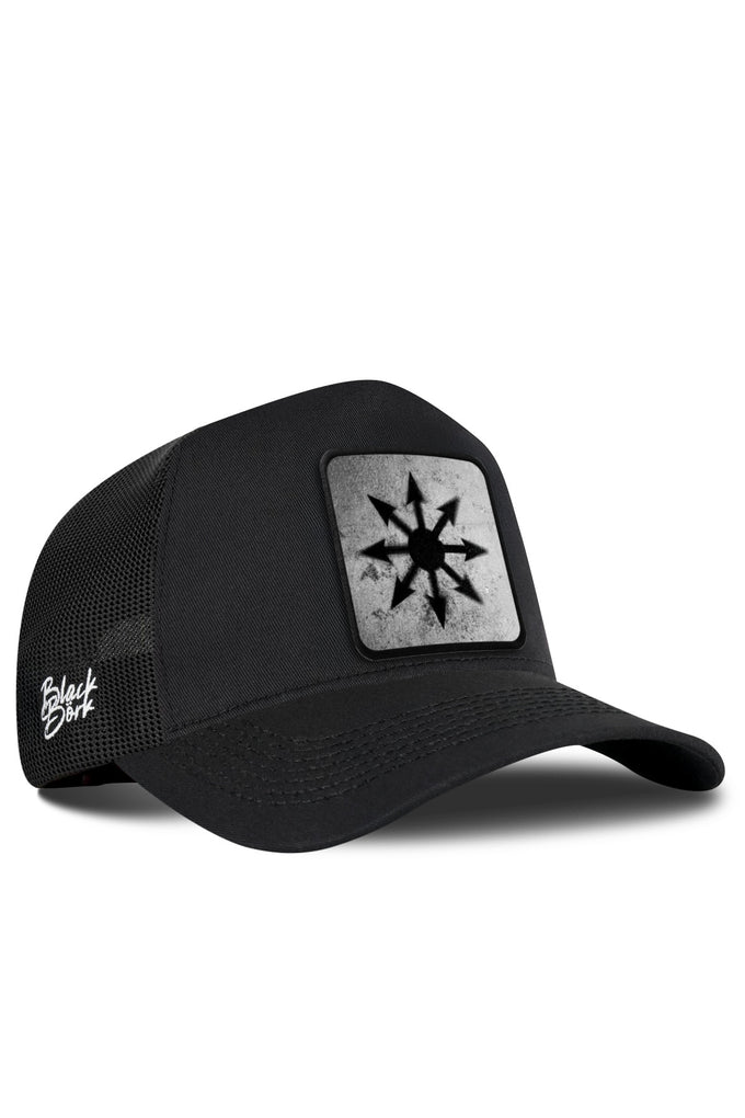 Rhymestein Sembol Logolu Siyah Trucker Şapka