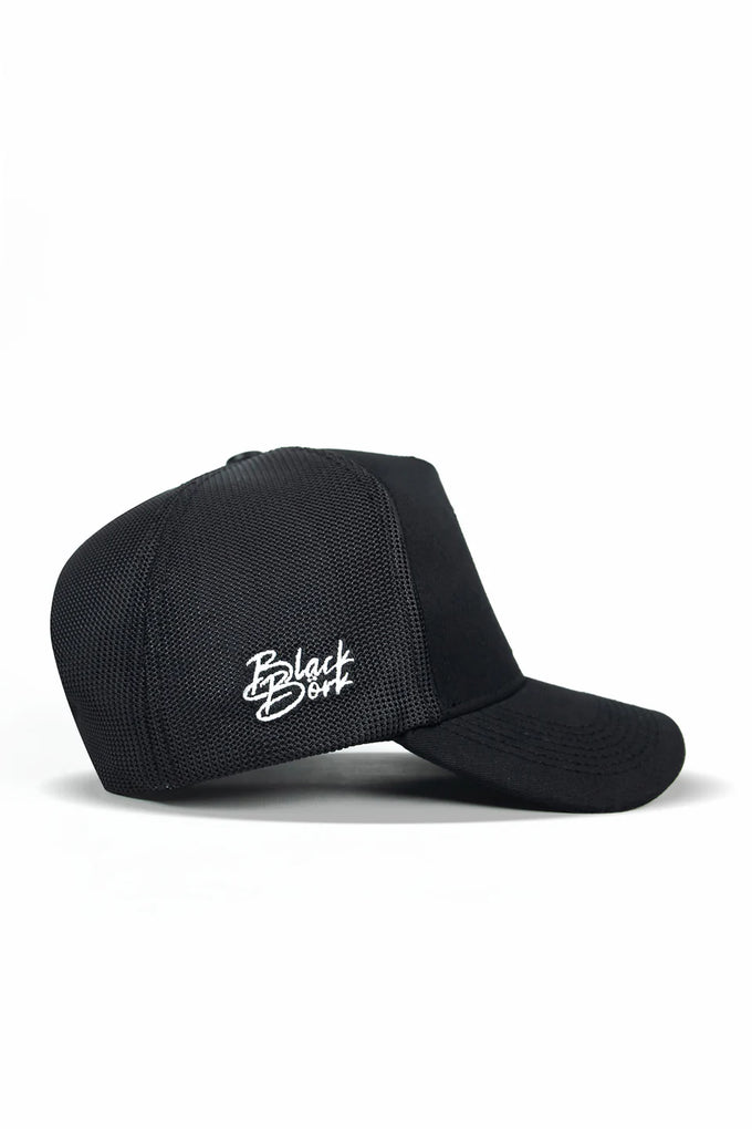 rhymestein-sembol-logolu-siyah-trucker-sapka-5414 - BlackBörk TR