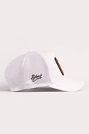 Rock Logolu Beyaz Trucker Şapka