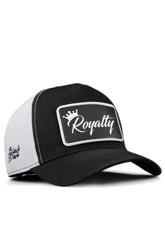 royalty-logolu-siyah-trucker-sapka-2937 - BlackBörk TR