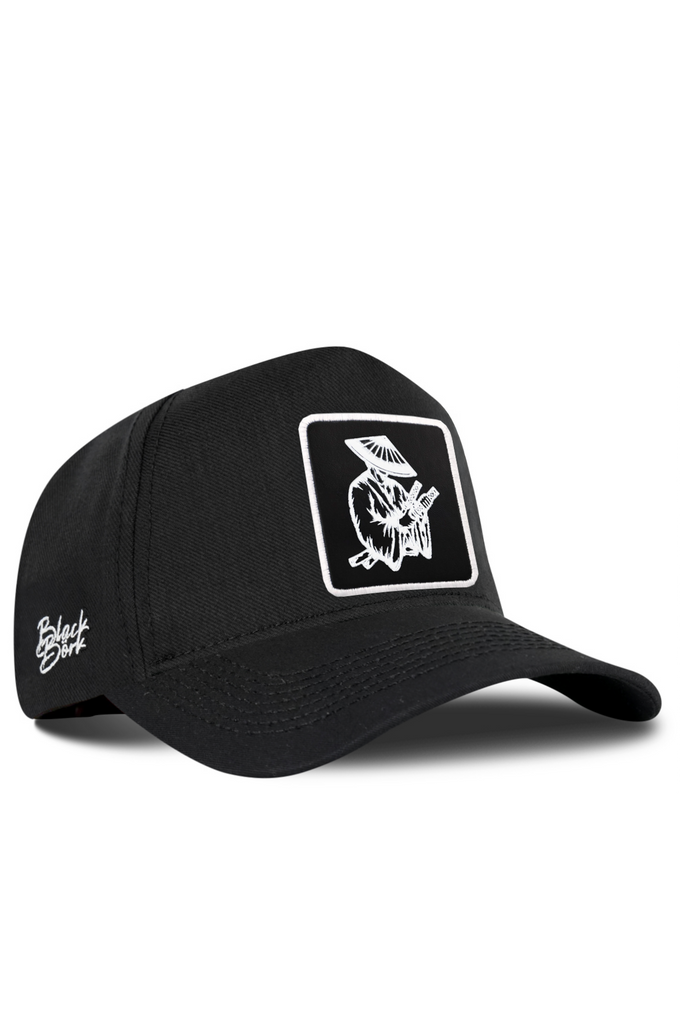 Samurai Logo Cordura Black Baseball Cap