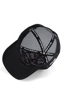 Samuray Logolu Siyah Trucker Şapka