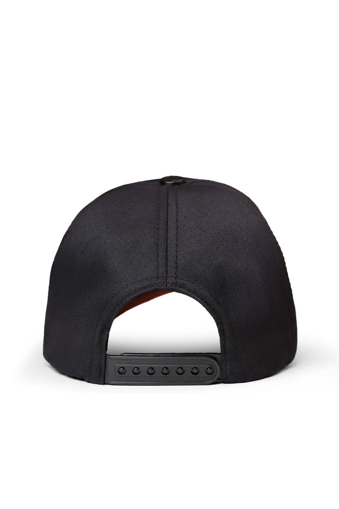 See You Later Never Logo Brick-Black Baseball Cap