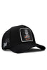 See You Later Never Logolu Siyah Trucker Şapka