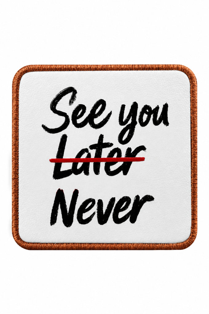 See You Later Never Logolu V1 Bench