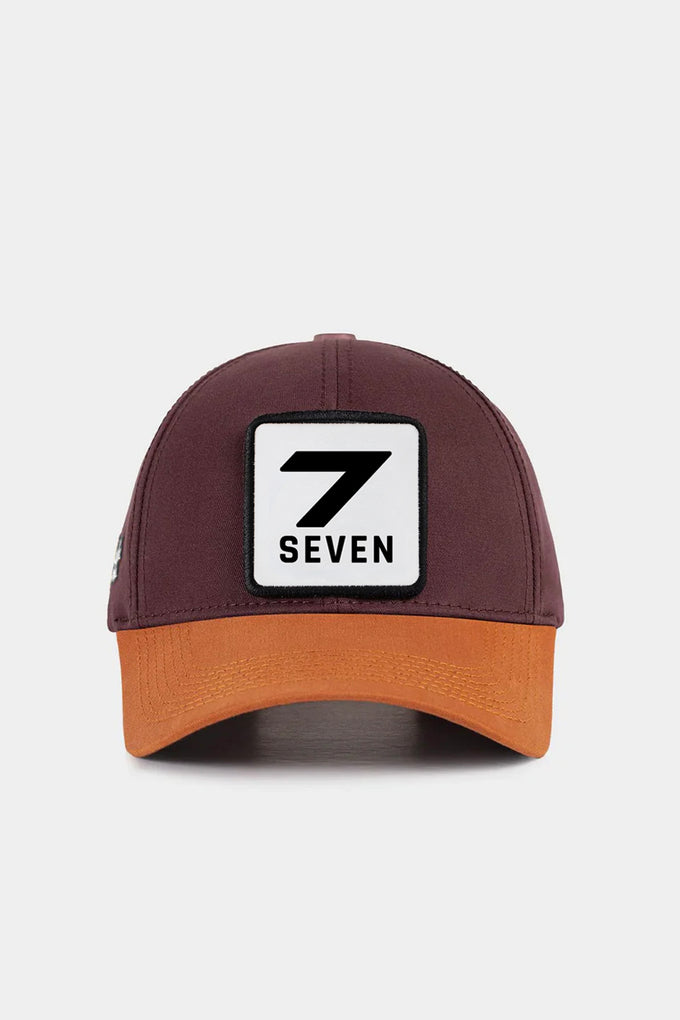 Six 7 Number Logo Terracotta-Brown Baseball Cap
