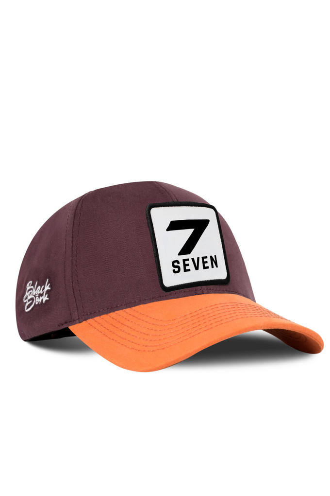 Six 7 Number Logo Terracotta-Brown Baseball Cap