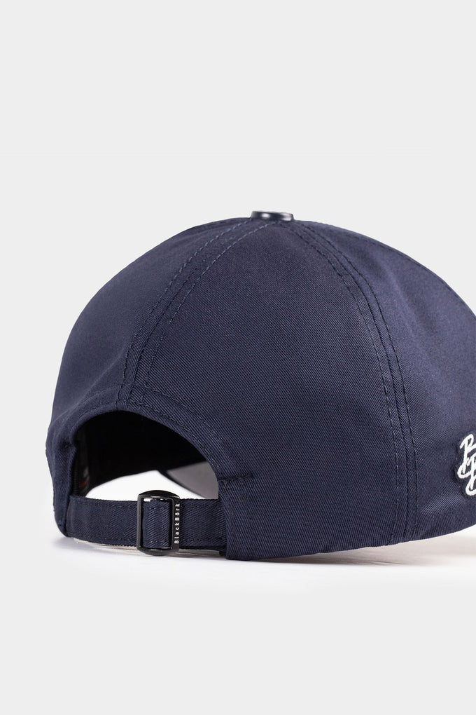 White-Navy Baseball Cap with Six Duckside Logo