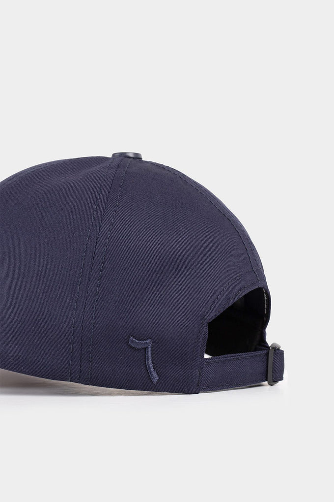 White-Navy Baseball Cap with Six Duckside Logo