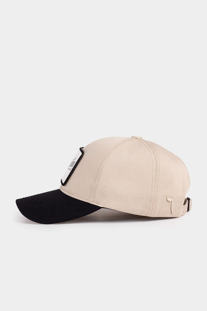 Six El Patron Logo Black-Beige Baseball Cap