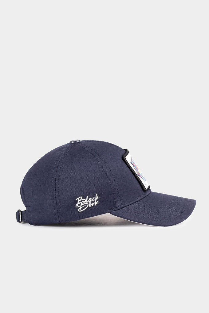 Navy Blue Baseball Cap with Six Cats Logo