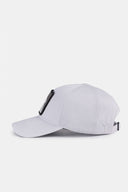 White Baseball Cap with Six Wolves Logo