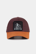 Six Wolf Logo Terracotta-Brown Baseball Cap