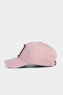 Salmon Baseball Cap with Six Monkeys Logo