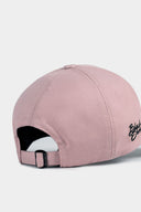 Salmon Baseball Cap with Six Monkeys Logo