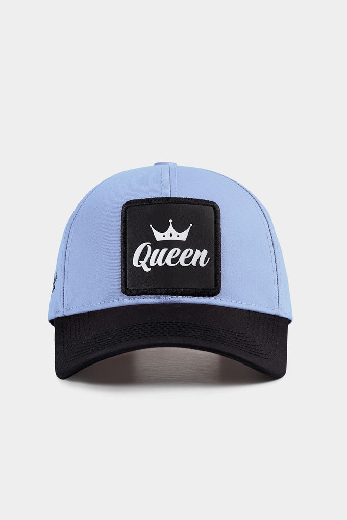 Six Queen Logo Black-Ice Blue Baseball Cap