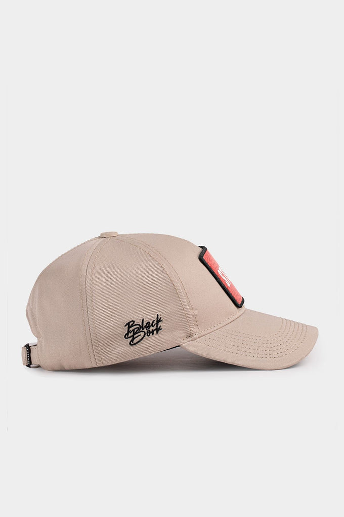 Beige Baseball Cap with Six Storm Logo