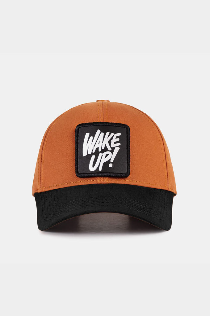 six-wake-up-logolu-siyah-kiremit-beyzbol-sapka-1376 - BlackBörk TR