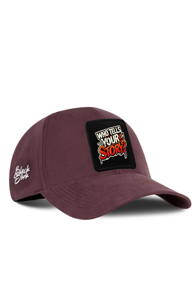 Six Who Tells Your Story Logo Brown Baseball Cap