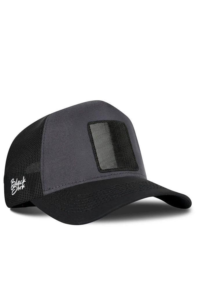 siyah-antrasit-trucker-sapka-6316 - BlackBörk TR