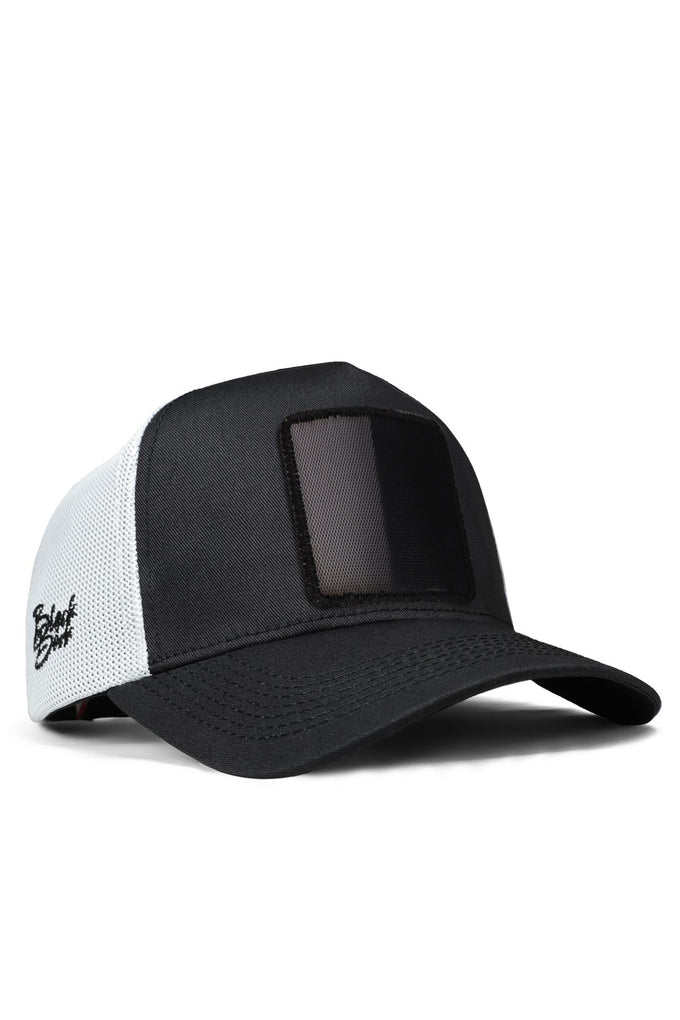 siyah-beyaz-trucker-sapka-5080 - BlackBörk TR