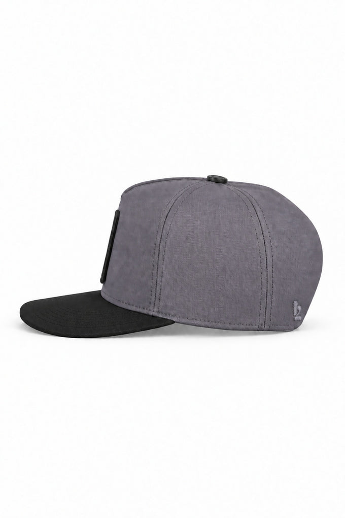 Black-Gray Hip Hop Cap