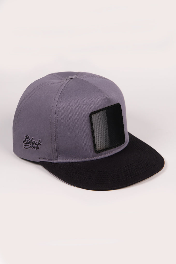 siyah-gri-hip-hop-sapka-5068 - BlackBörk TR