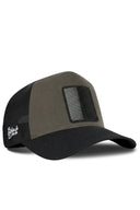 Black-Khaki Trucker Hat