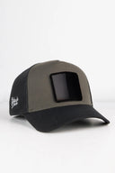 Black-Khaki Trucker Hat