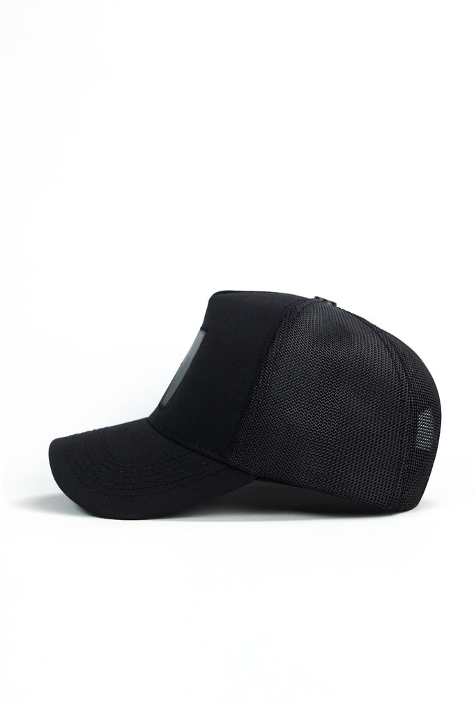 Black Trucker Cap
