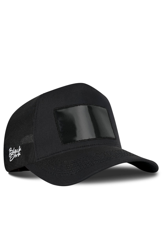 siyah-trucker-sapka-6320 - BlackBörk TR