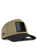 Black and Mink Baseball Cap