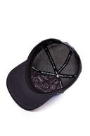 Sörf Logolu Siyah-Buz Mavi Trucker Şapka